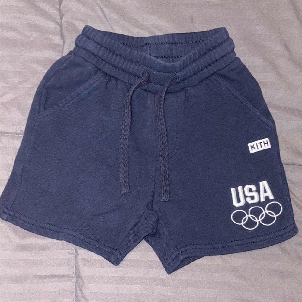 Kith Kids Navy USA Shorts